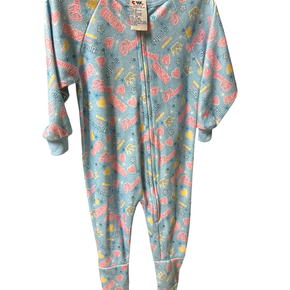 Charming Blue and Pink Kids Footie by